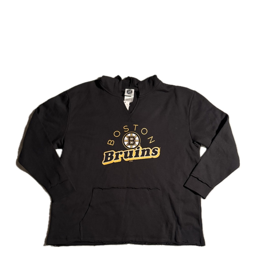 Boston Bruins Official NHL Hoodie – Women’s Size Large | Black & Gold, Fan Gear